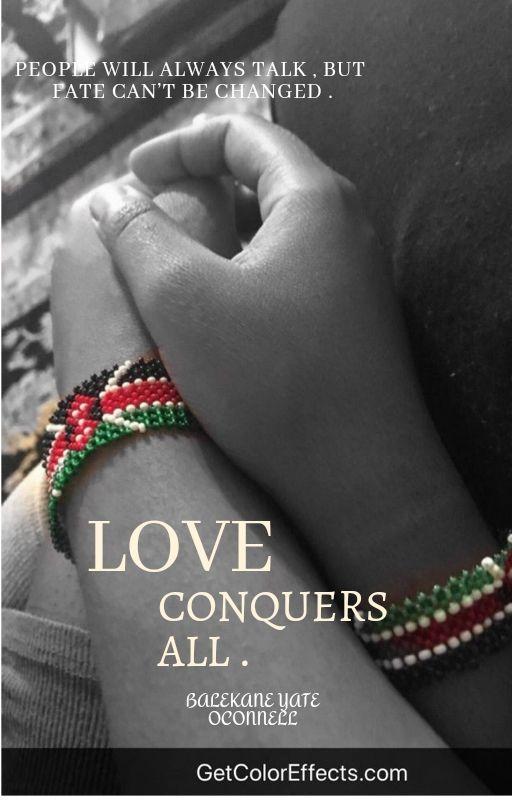 LOVE CONQUERS ALL . Cover
